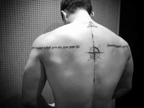 small back tattoos for men|meaningful back tattoos for men.